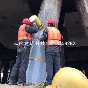 水下玻纖套筒加固橋墩